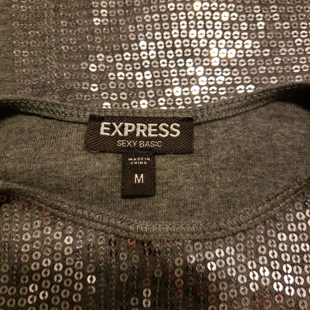 Sequined Express Tank Top